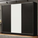 Ver imagem 2 de Guarda Roupa Casal 100% Mdf Madesa Royale 3 Portas de Correr