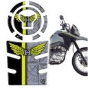 Ver imagem 1 de Kit Protetor Tanque+bocal Resinado Bros 25/26 Rosa Ventos 3d