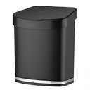 Ver imagem 1 de Lixeira Cozinha Banheiro 25l Preta Plastico Future 1258 Pt
