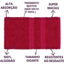 Ver imagem 6 de Jogo de Toalhas Gigante Itália Soft 2 Banhão + 2 Rosto + 2 Tapete Luxo 100% Algodão Cereja