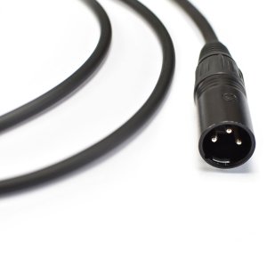 Cabo Para Microfone Xlr Macho / Xlr Femea Ninja Lw 03ft 0,91 Metros Preto [F018]