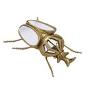 Ver imagem 1 de Inseto Decorativo em Metal Dourado e Espelhos 18cm