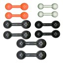 Ver imagem 2 de Torre Suporte + Halteres Emborrachados Pares de 2,4,6,8 e 10kg