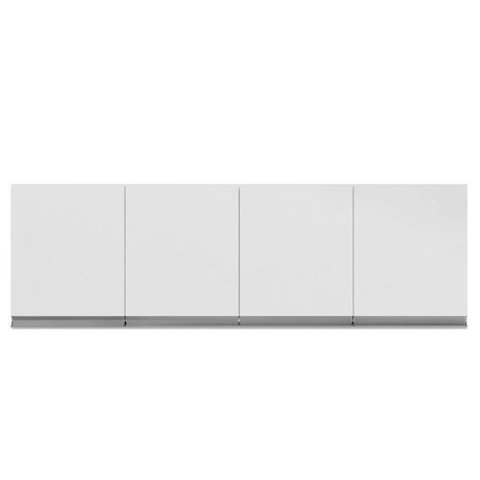 Armario Aéreo Geladeira 160cm Andréia 2 Portas Ajl Móveis Branco