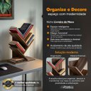 Ver imagem 2 de Livreiro de Mesa Vértice Organizador de Livros Revistas Nicho Nogal