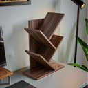 Ver imagem 4 de Livreiro de Mesa Vértice Organizador de Livros Revistas Nicho Nogal