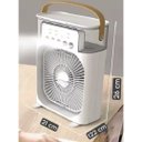 Ver imagem 3 de Mini Ventilador Climatizador Portátil Reservatório Água Gelo - Branco