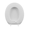 Assento Sanitário Plástico Astra Taj/as Slim Almofadado Branco - 5