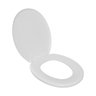 Assento Sanitário Plástico Astra Taj/as Slim Almofadado Branco - 2