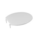 Ver imagem 1 de Assento Sanitário Plástico Astra Taj/as Slim Almofadado Branco