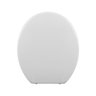 Assento Sanitário Plástico Astra Taj/as Slim Almofadado Branco - 4