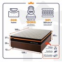 Ver imagem 2 de Cama Box Molas Ensacadas Sirius Casal 138x188 King House