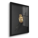 Ver imagem 2 de Quadro Decorativo Geométrico Quadrados Linhas 45x33 C/vidro