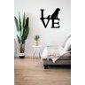 Decoração De Parede Love Cachorro Pet Em Mdf 6mm - 4