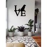 Decoração De Parede Love Cachorro Pet Em Mdf 6mm - 3