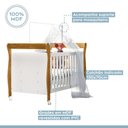 Ver imagem 6 de Berço Mini Cama Slim Tigus Baby - Branco/Ypê
