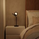 Ver imagem 4 de Abajur Luminaria de Mesa Moderno Michelle Inclinado Globo 10cm Decoração Casa Sala Quarto Escritório