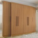 Ver imagem 1 de Guarda-Roupa Casal 6 Portas 6 Gavetas Imperial Marrom/Freijó