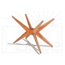 Ver imagem 1 de Base Mesa de Jantar Quadrada Xs Cor Mel 72cm - 57100