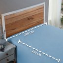 Ver imagem 5 de Lençol 200 Fios Casal 100% Algodão sem Elástico Virol Cama Box e Padrão:azul Bebe