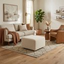 Ver mais imagens de Puff Modular Block 74x74 cm Pes Madeira Boucle Tce 1010 Moll