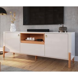 Rack para Tv 70" Gliss Lukaliam Móveis 1,83m com 1 Gaveta e 2 Portas - 1