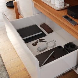 Rack para Tv 70" Gliss Lukaliam Móveis 1,83m com 1 Gaveta e 2 Portas - 3