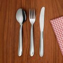 Ver imagem 2 de Jogo 60 Facas de Mesa Aço Inox 20,5cm Turim Brinox Cozinha Restaurante Buffet Evento Mesa Posta