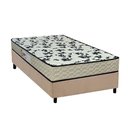 Ver imagem 1 de Cama Box Solteiro: Colchão Espuma D33 Paropas Pasquale Wave Clean + Base Crc Suede Clean (88x188)