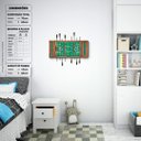 Ver imagem 2 de Pebolim ou Totó - Wall Concept, Montagem entre Quadros e Adesivo de Parade - 4 Peças + Adesivo - Ult