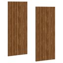 Ver imagem 1 de Kit 2 Painel Ripado Placa Projetta 265x100 Cm Cinamomo Mell Mbl