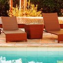 Ver imagem 5 de Espreguiçadeira e Mesa Grécia em Alumínio para Piscina, Jardim Trama Original