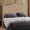 Ver imagem 2 de Cabeceira Casal King 195cm Siena P02 Veludo Bege - Mpozenato