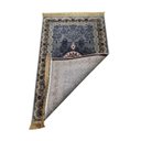 Ver imagem 4 de Tapete Persa Royal Cinza 100x150cm Fio Acetinado - Decoração para Quarto e Sala