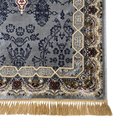 Ver imagem 5 de Tapete Persa Royal Cinza 100x150cm Fio Acetinado - Decoração para Quarto e Sala