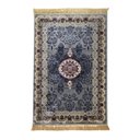 Ver imagem 1 de Tapete Persa Royal Cinza 100x150cm Fio Acetinado - Decoração para Quarto e Sala