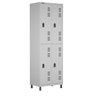 Armário Roupeiro Aço 8 Portas Grande Vestiário Academia Locker - 1