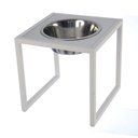 Ver imagem 1 de Comedouro Elevado Individual Cão Porte G Branco