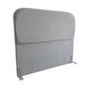 Ver imagem 1 de Cabeceira de Cama Box Queen 160cm Orgânica Prata - Linho