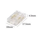 Ver imagem 3 de Kit 20 Emenda Reta Fita Led 10mm 12v 24v 110v 220v