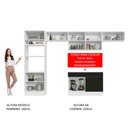 Ver imagem 6 de Armário de Cozinha Completa 350cm Branco/Preto Agata Madesa 01