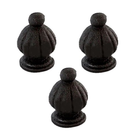 Kit 3 Pinha Ferro Fundido N13 para Grade Sacada Muro 5x3cm