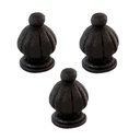 Ver imagem 1 de Kit 3 Pinha Ferro Fundido N13 para Grade Sacada Muro 5x3cm