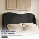 Ver imagem 2 de Cabeceira Cama Box Queen 160 cm Vivace Bouclê B05 - D'Rossi