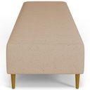 Ver imagem 7 de Puff Decorativo Sala de Estar Bali W01 Pés Palito 210x60cm Linho Bege Escuro - Lyam Decor