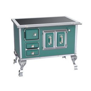 Fogao a Lenha GII N 2 Sec Xviii Premium Turquesa Sd