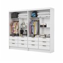 Ver imagem 4 de Closet Casal Duplo Sevilha 4portas 12 Gavetas Carioca Móveis Branco
