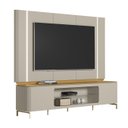Ver imagem 1 de Painel Tv 75 Pol e Rack Bancada 239cm Martan Tauari/off Flex L06 - Mpozenato