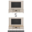 Ver imagem 5 de Painel Tv 75 Pol e Rack Bancada 239cm Martan Tauari/off Flex L06 - Mpozenato