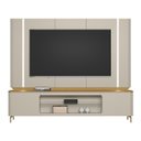 Ver imagem 6 de Painel Tv 75 Pol e Rack Bancada 239cm Martan Tauari/off Flex L06 - Mpozenato
